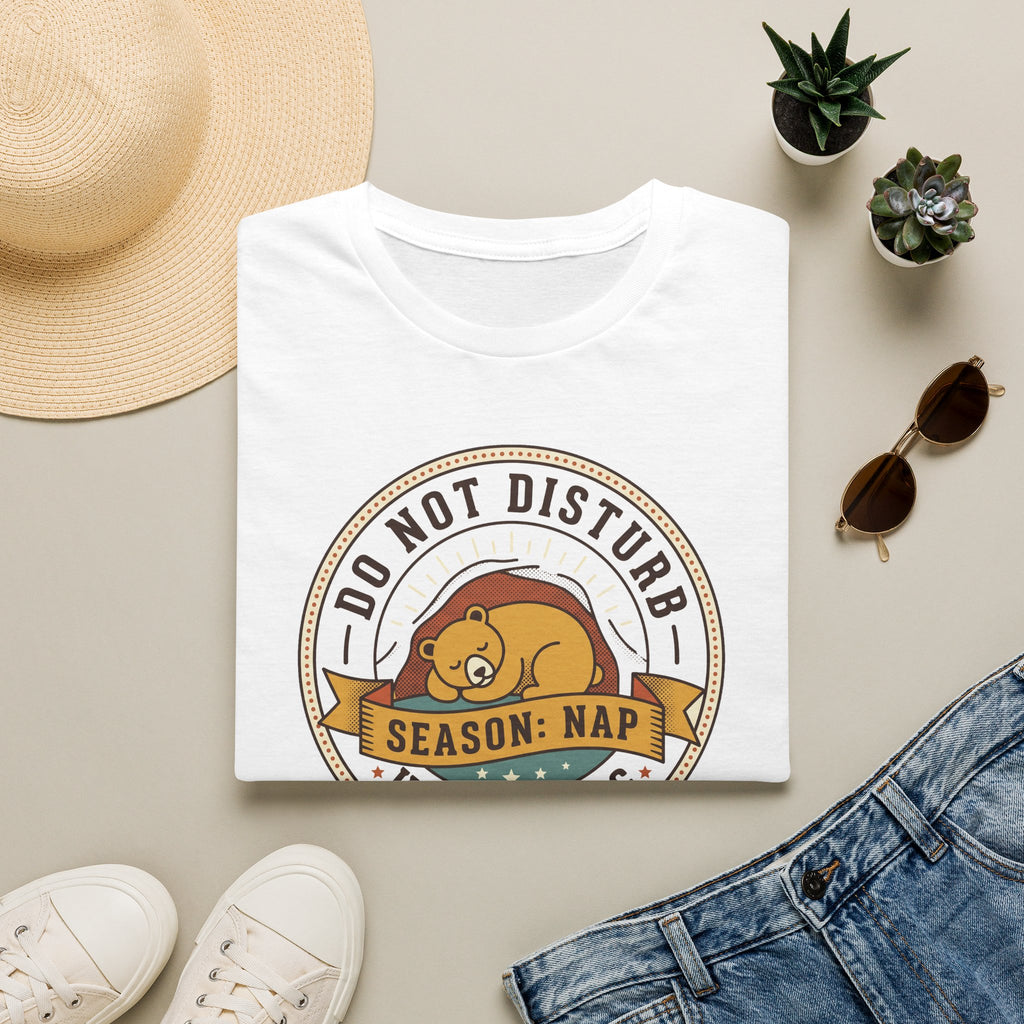 Do Not Disturb Season: Nap T-Shirt | Hibernating Bear Design