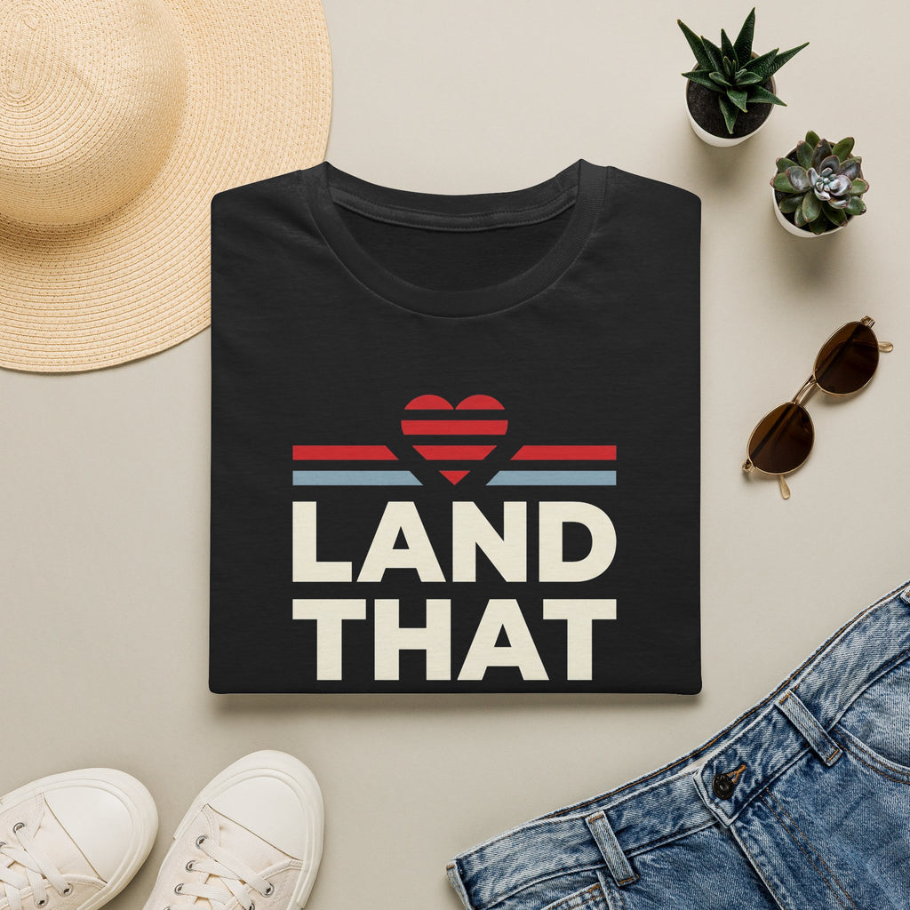 Land That I Love T-Shirt | Patriotic America Shirt, USA Heart Tee, 4th of July Gift, Patriotic Unisex Graphic Tee