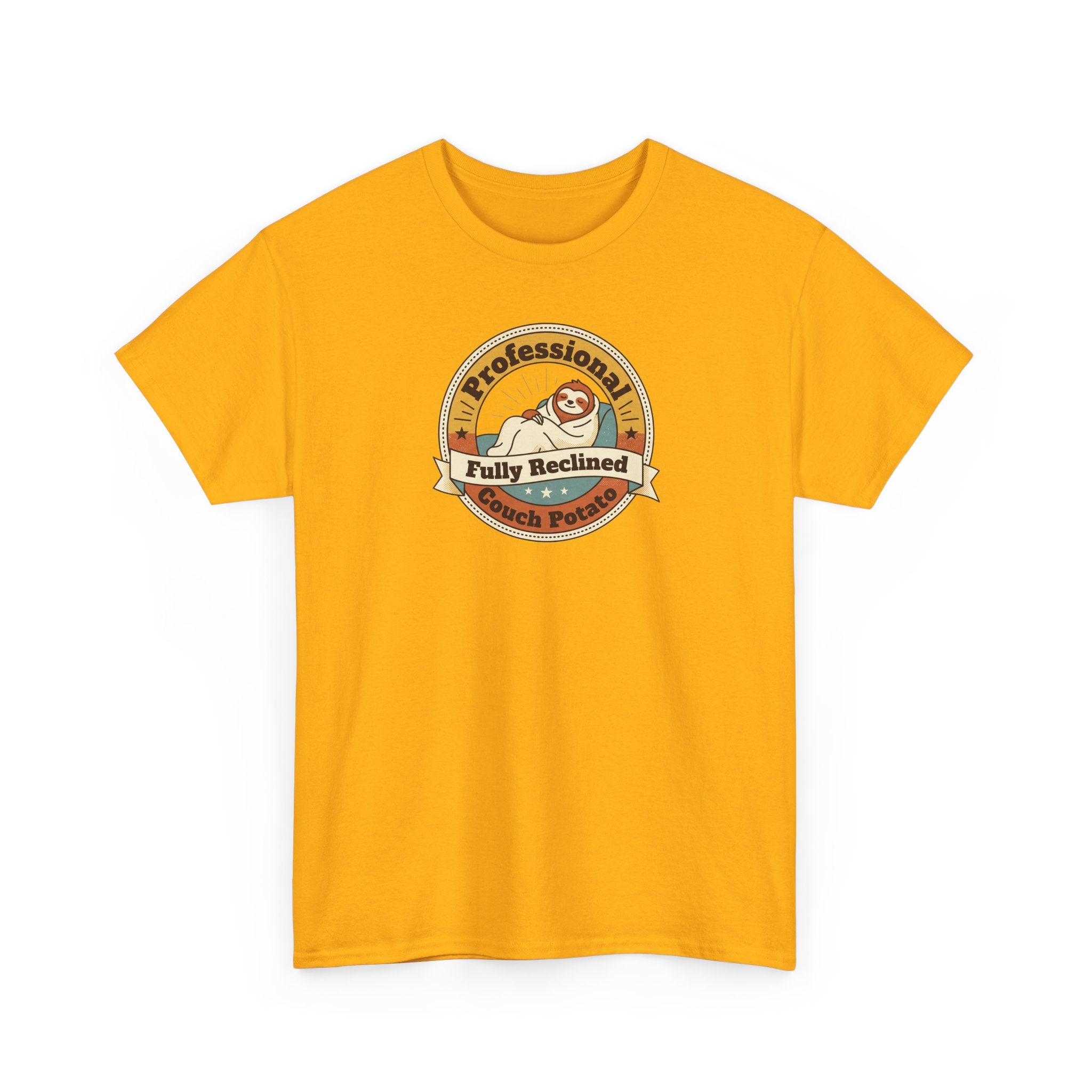 Professional Nap Club T-Shirt | Funny Couch Potato Sloth Graphic Tee