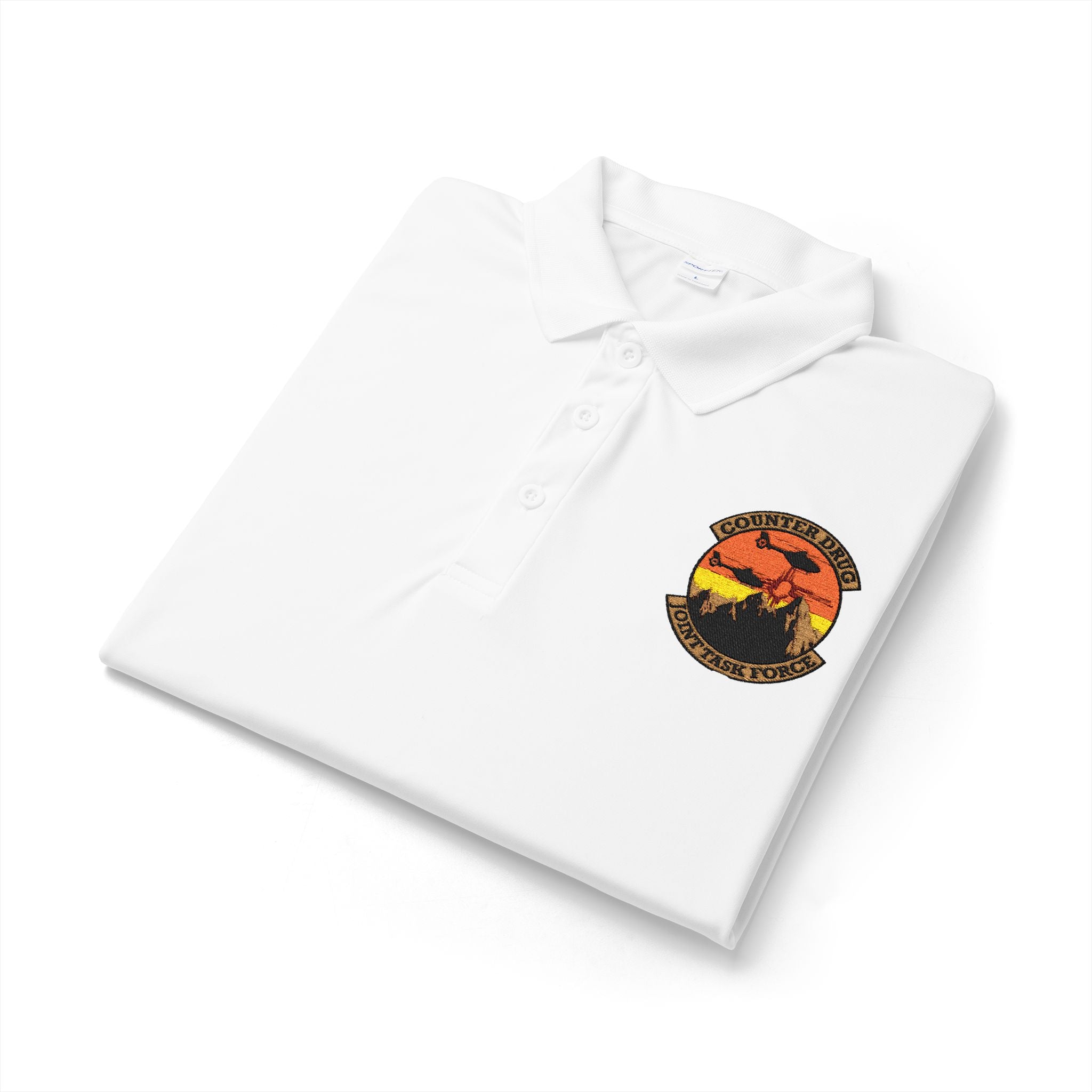 NM CDS - Sunset Surf Polo Shirt — Embroidered Logo 100% polyester