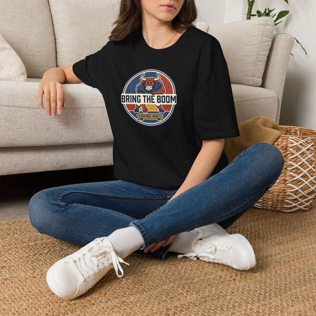 Bull Mascot T-Shirt | Vintage Sports Team Spirit Graphic Tee