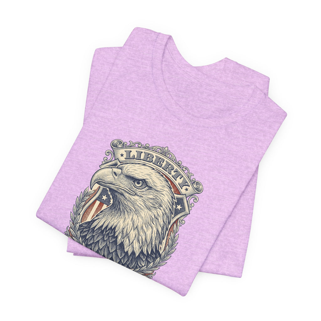 Liberty Bald Eagle tee | Eagle Head Graphic Shirt, E Pluribus Unum design