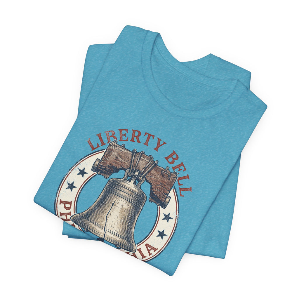 Liberty Bell Philadelphia T-Shirt | Vintage Patriotic Americana Tee