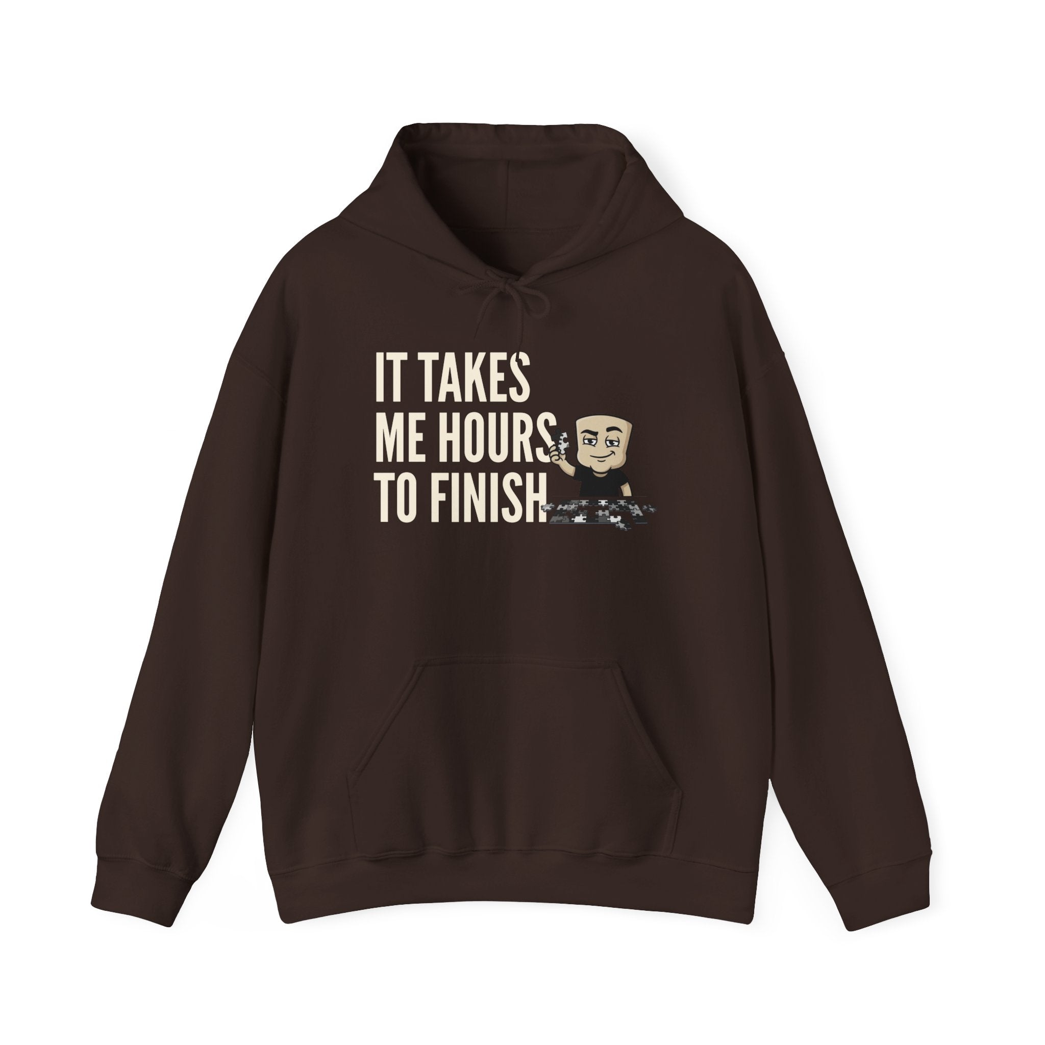It Takes Me Hours To Finish Hoodie | Funny Chess Gift Adult Humor Naughty Graphic Sweatshirt