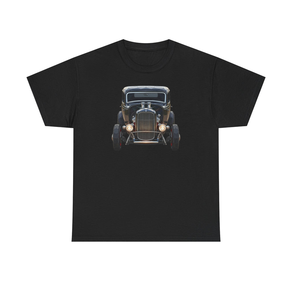 Vintage Hot Rod Front and Rear Tee | Classic Car Graphic Shirt