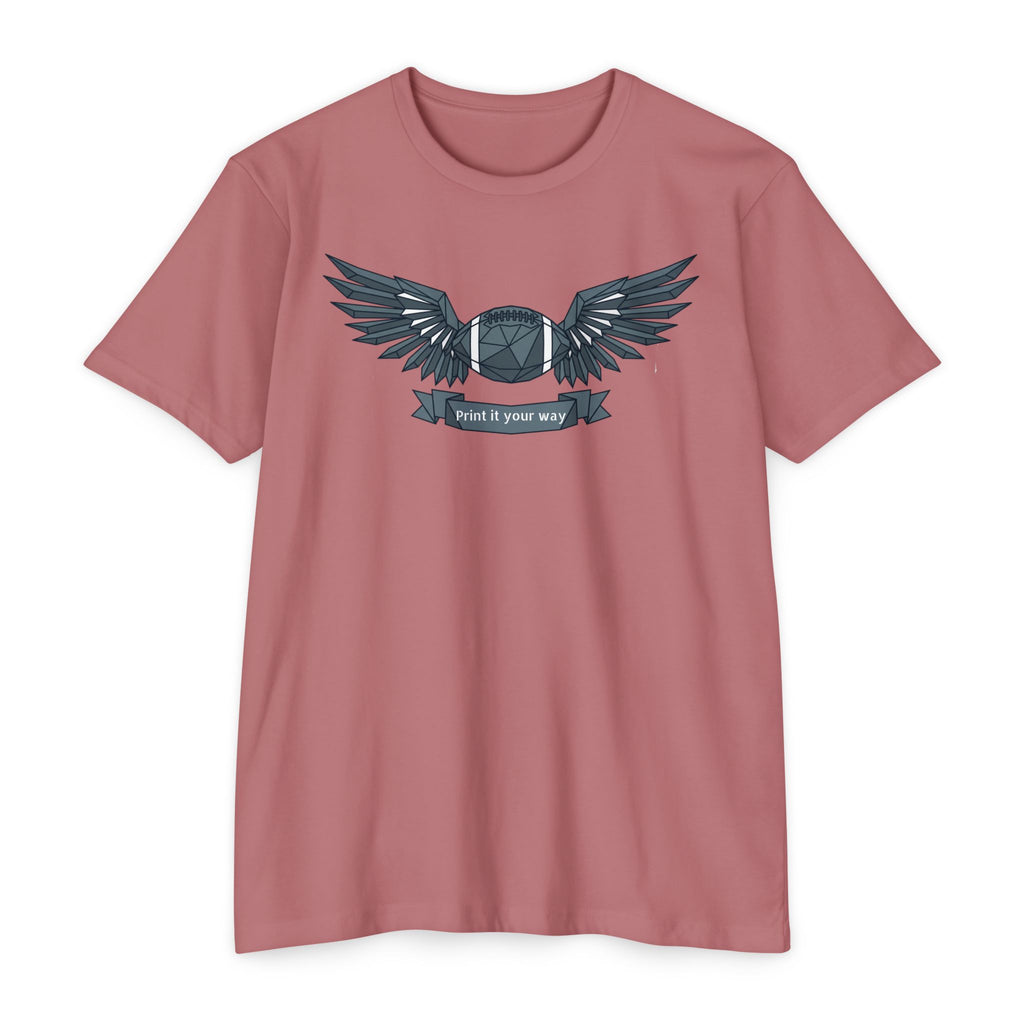 Custom Camera T-Shirt Personalized Winged Camera Emblem Tee Add Your Name or Motto Photographer Gift
