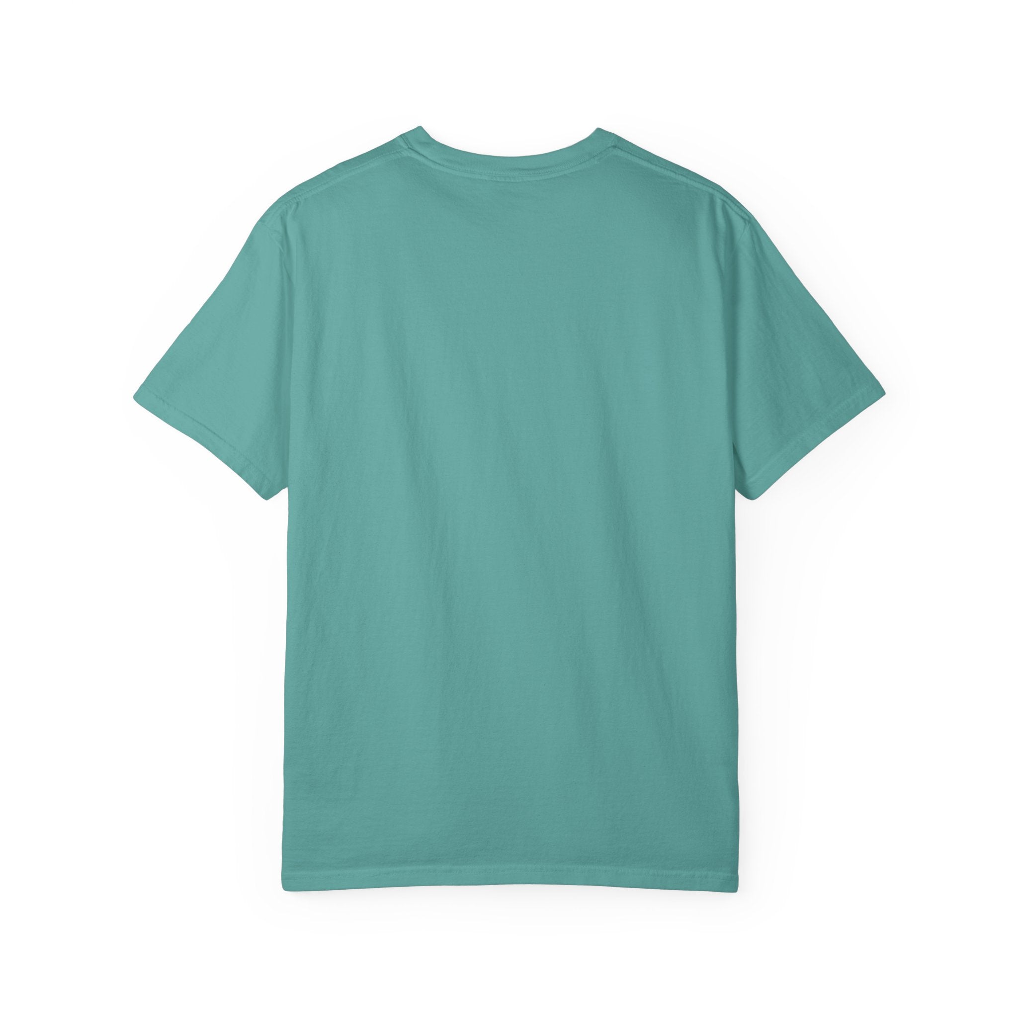 Teal crew-neck T-shirt