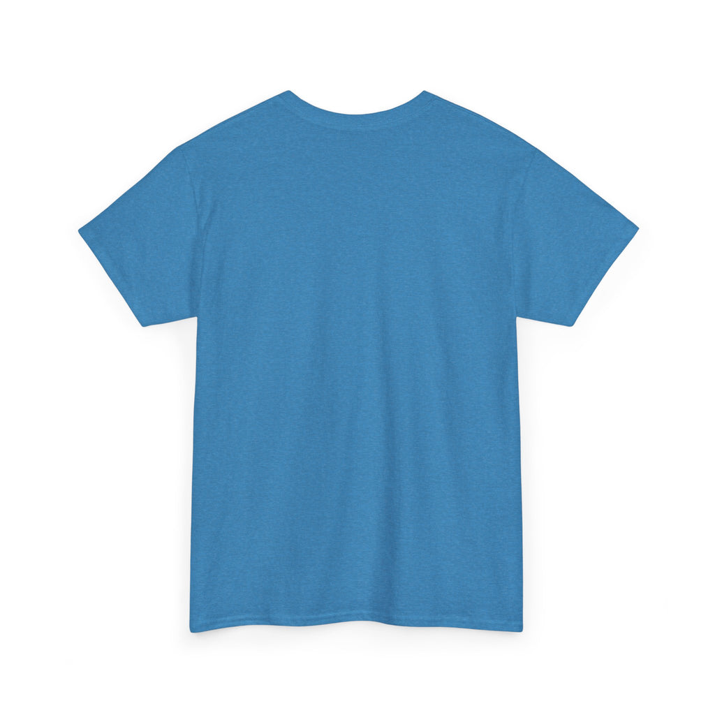 Dad to the Rescue T-Shirt (Neon Blue) crew neck short-sleeve, plain back