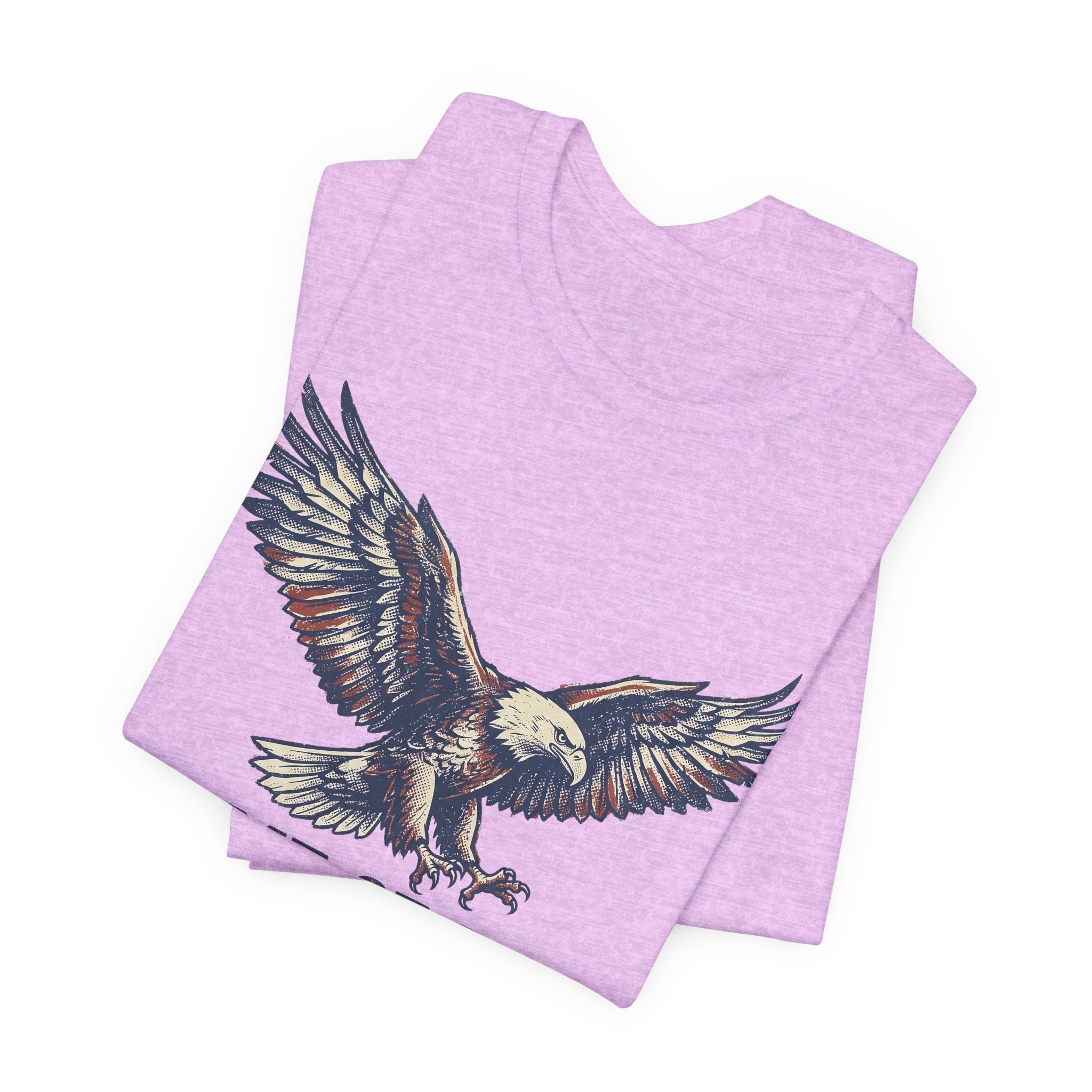 Home of the Brave Bald Eagle T-Shirt — Patriotic Americana Graphic Tee