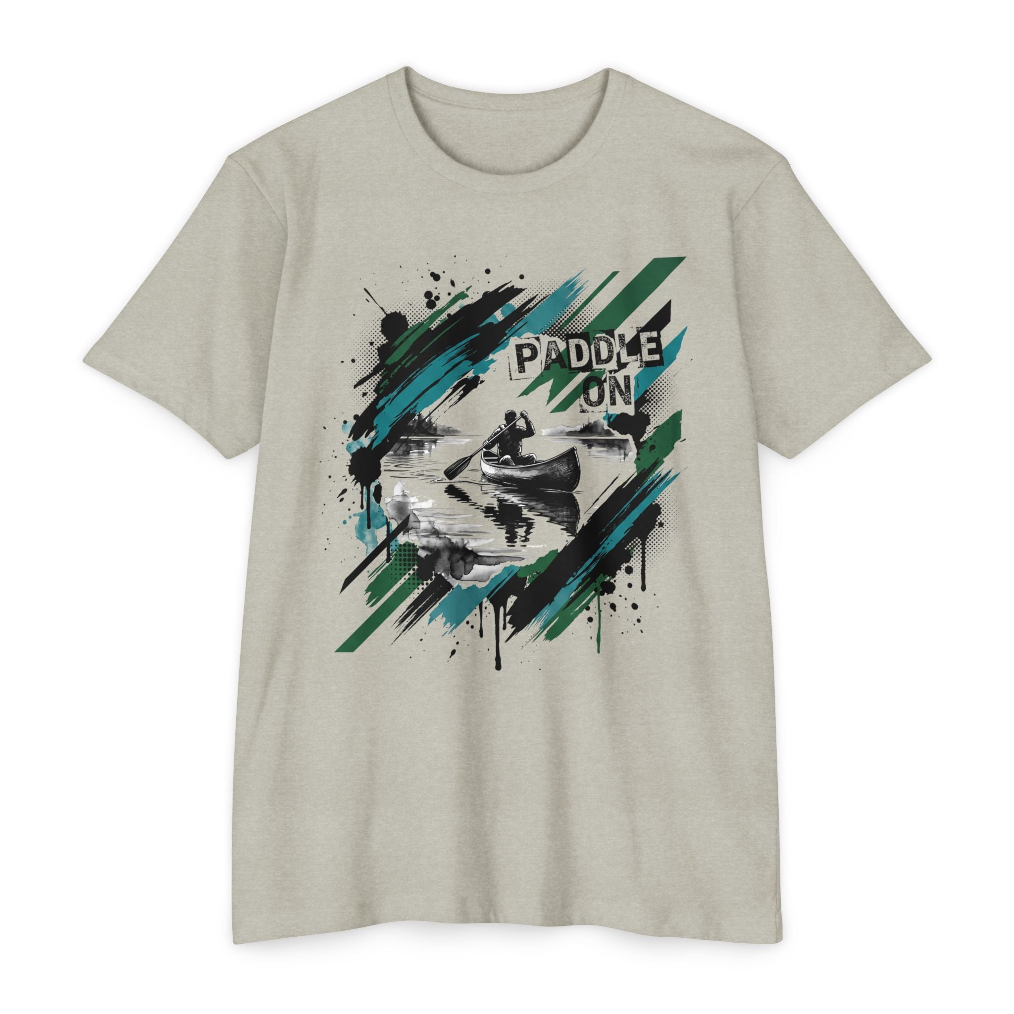 Kayaker T-Shirt Paddle On Kayaking Canoe Graphic Tee Water Sports Paddler Gift Outdoor Adventure Unisex
