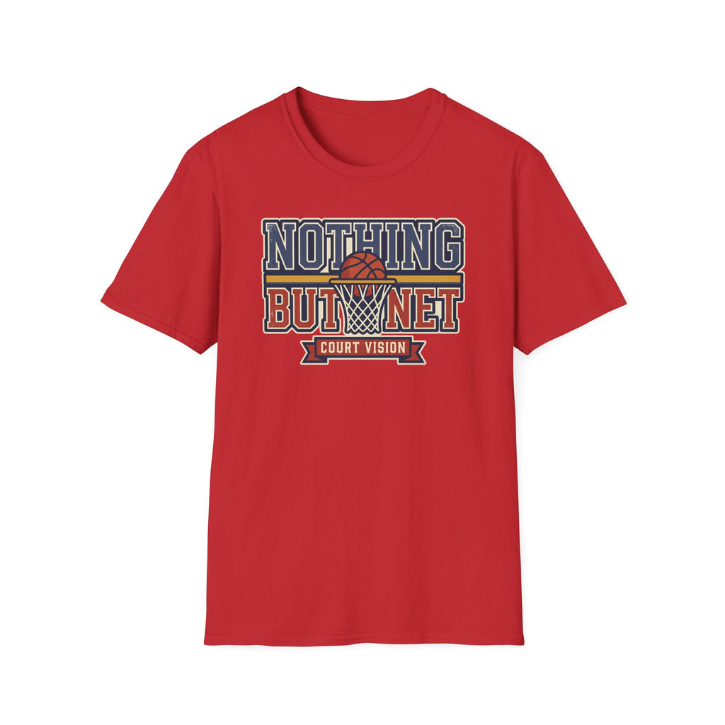 Basketball T-Shirt | Retro Hoops Court Vision Graphic Tee