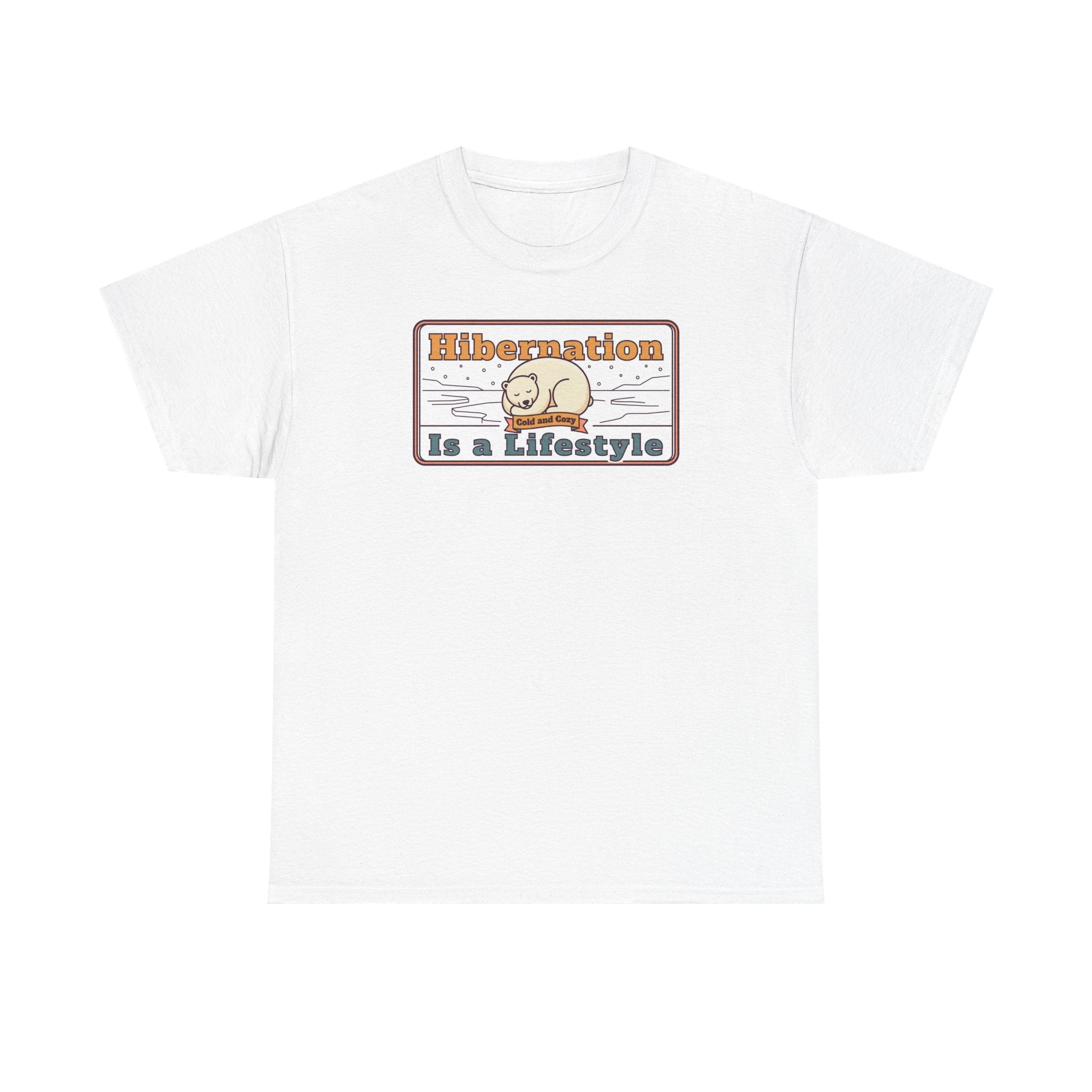 Hibernation Is a Lifestyle T-Shirt | Sloth Nap Illustration
