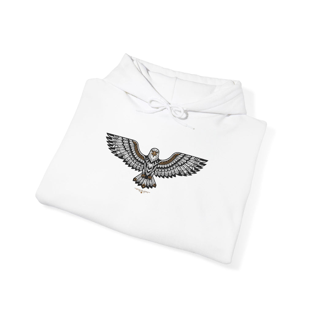 Rhinestone Eagle Hoodie | Sparkle Bird Chest Design, Unisex Embellished Sweatshirt, Eagle Gift Pullover
