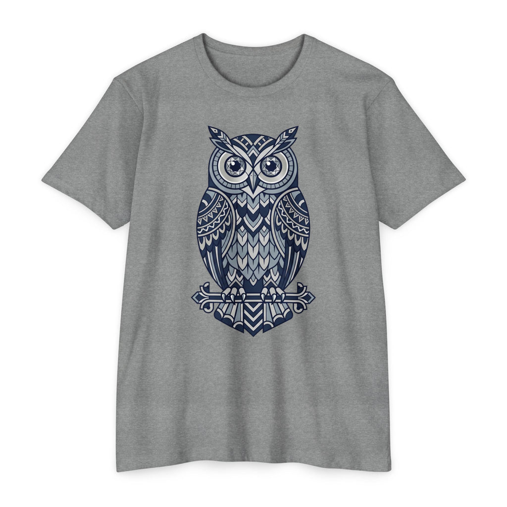 Owl T-Shirt Tribal Boho Woodland Illustration Graphic Tee Owl Lover Gift Nature Art Unisex