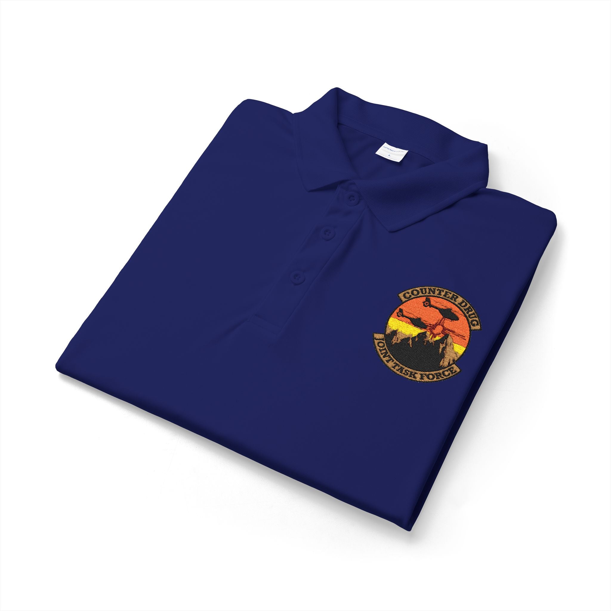 NM CDS - Sunset Surf Polo Shirt — Embroidered Logo 100% polyester