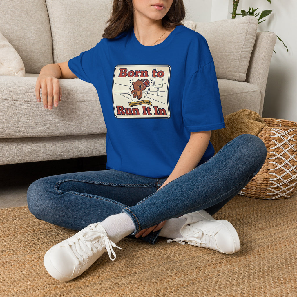 Funny Sports Bear T-Shirt | Cute Game Day Humor Graphic Tee