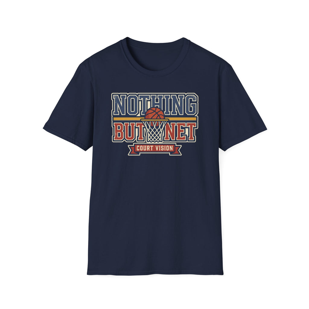 Basketball T-Shirt | Retro Hoops Court Vision Graphic Tee