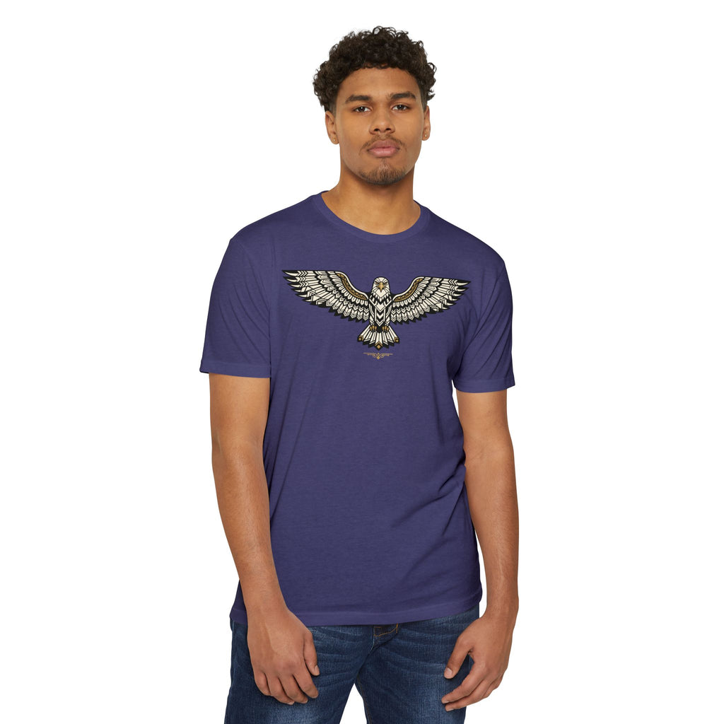 Owl T-Shirt Soaring Flying Owl Illustration Graphic Tee Owl Lover Gift Wildlife Art Unisex