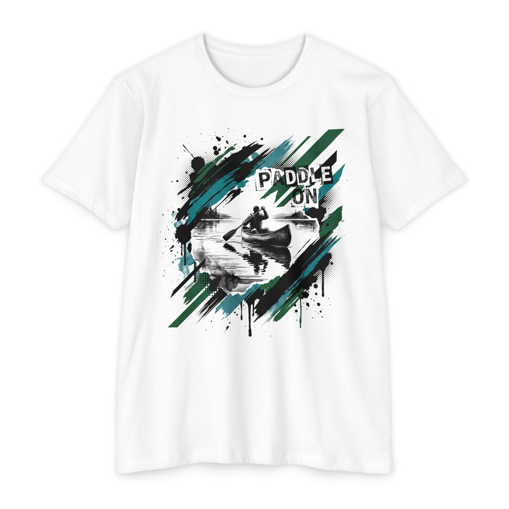 Kayaker T-Shirt Paddle On Kayaking Canoe Graphic Tee Water Sports Paddler Gift Outdoor Adventure Unisex