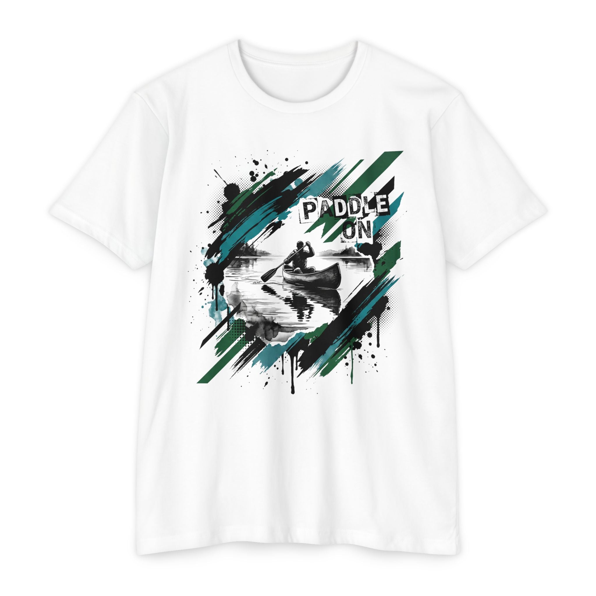 Kayaker T-Shirt Paddle On Kayaking Canoe Graphic Tee Water Sports Paddler Gift Outdoor Adventure Unisex
