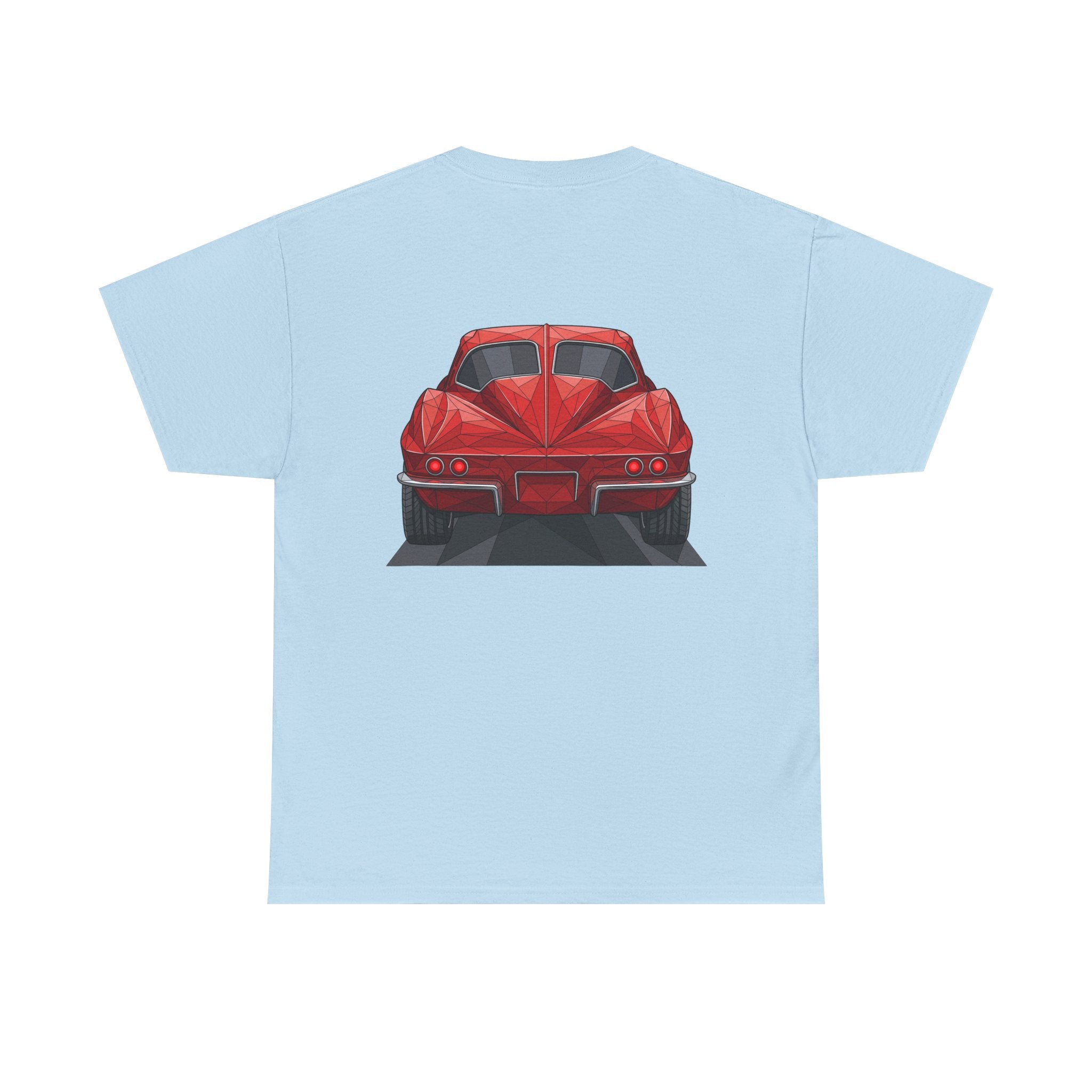 Retro Split Window Sports Coupe T-Shirt | Front and Rear View