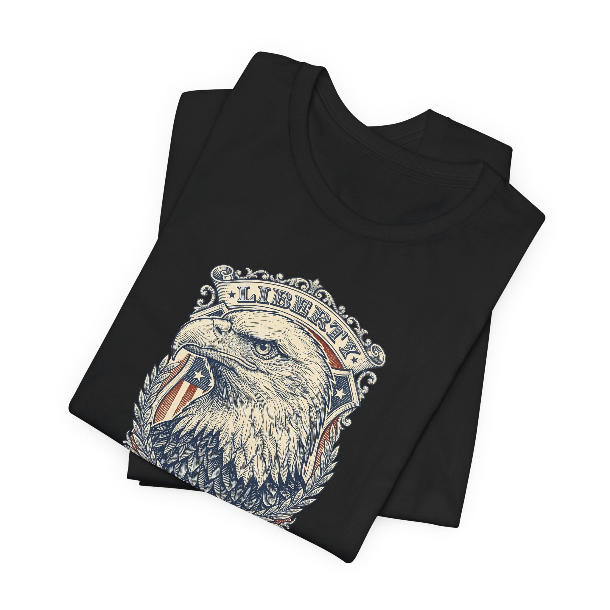 Liberty Bald Eagle tee | Eagle Head Graphic Shirt, E Pluribus Unum design