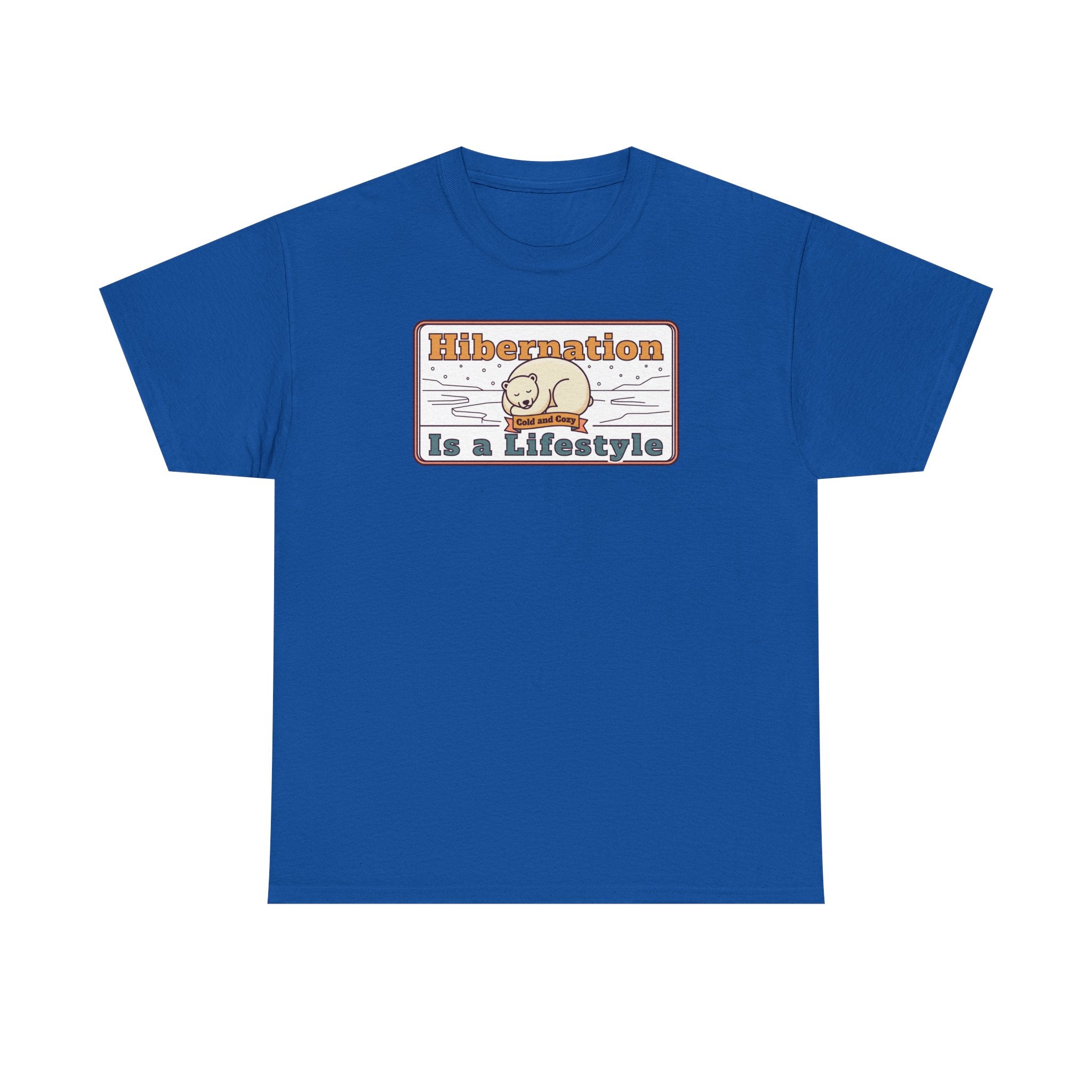 Hibernation Is a Lifestyle T-Shirt | Sloth Nap Illustration