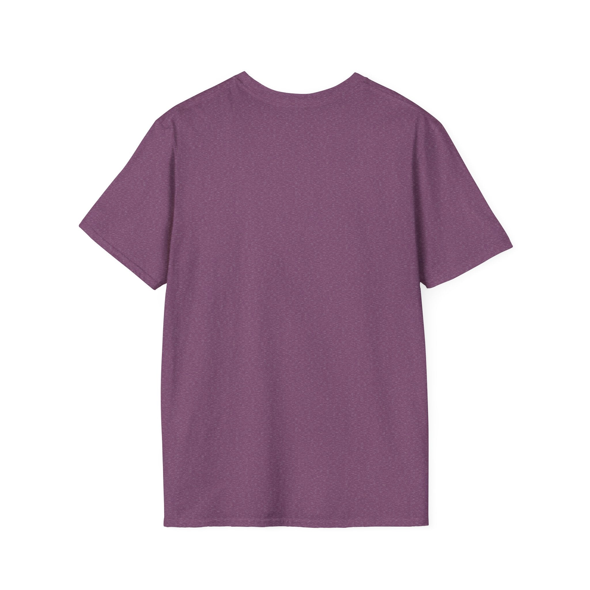 T‑Shirt lila mit Rundhalsausschnitt, einfarbig