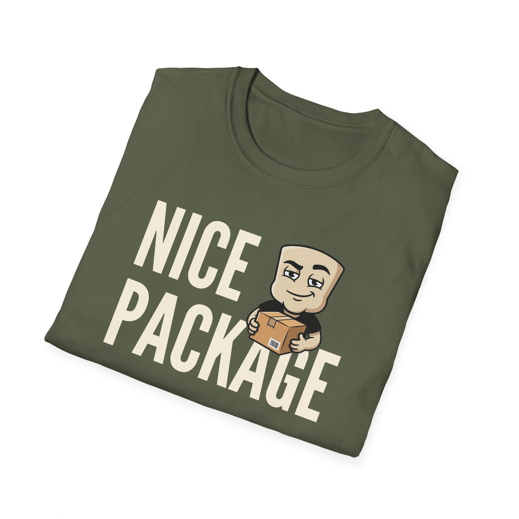 Nice Package T-Shirt, Funny Delivery Driver Tee, Mailman Postal Worker Gift Shirt, Sarcastic Adult Humor Tee Men & Women