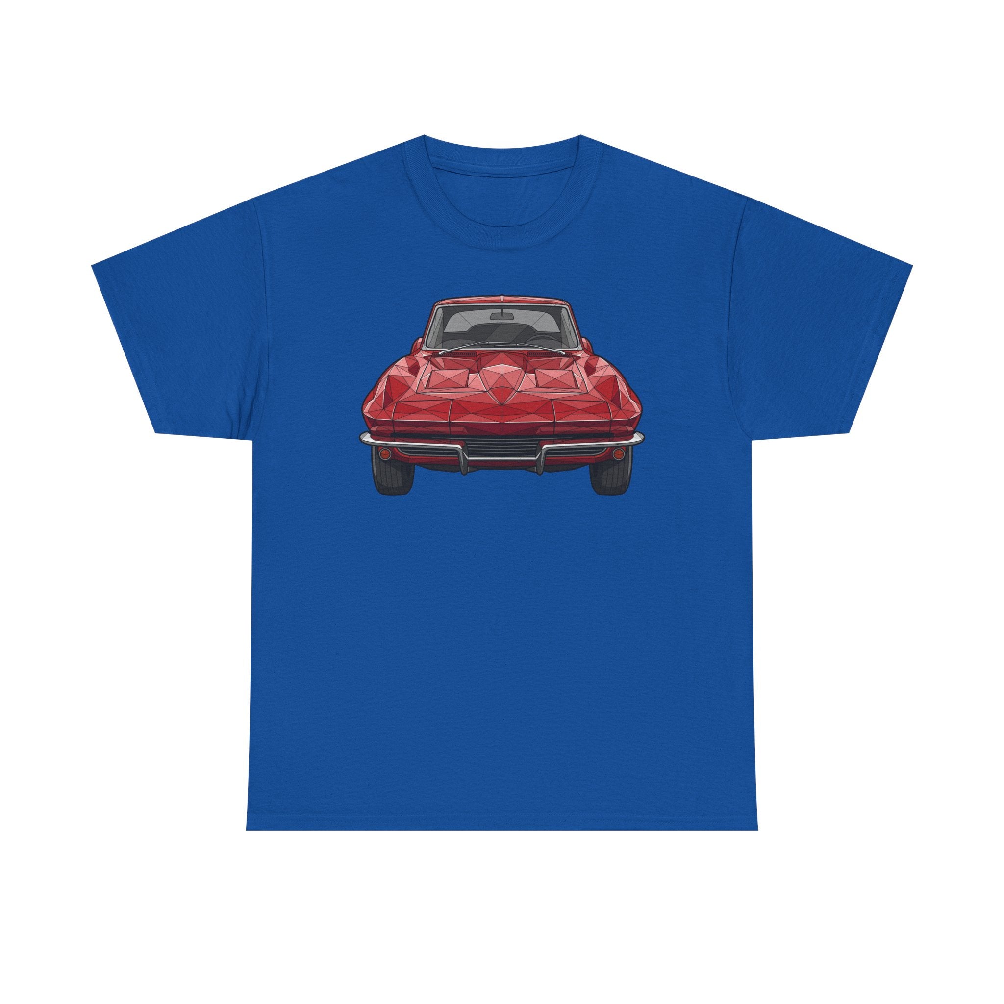 Retro Split Window Sports Coupe T-Shirt | Front and Rear View