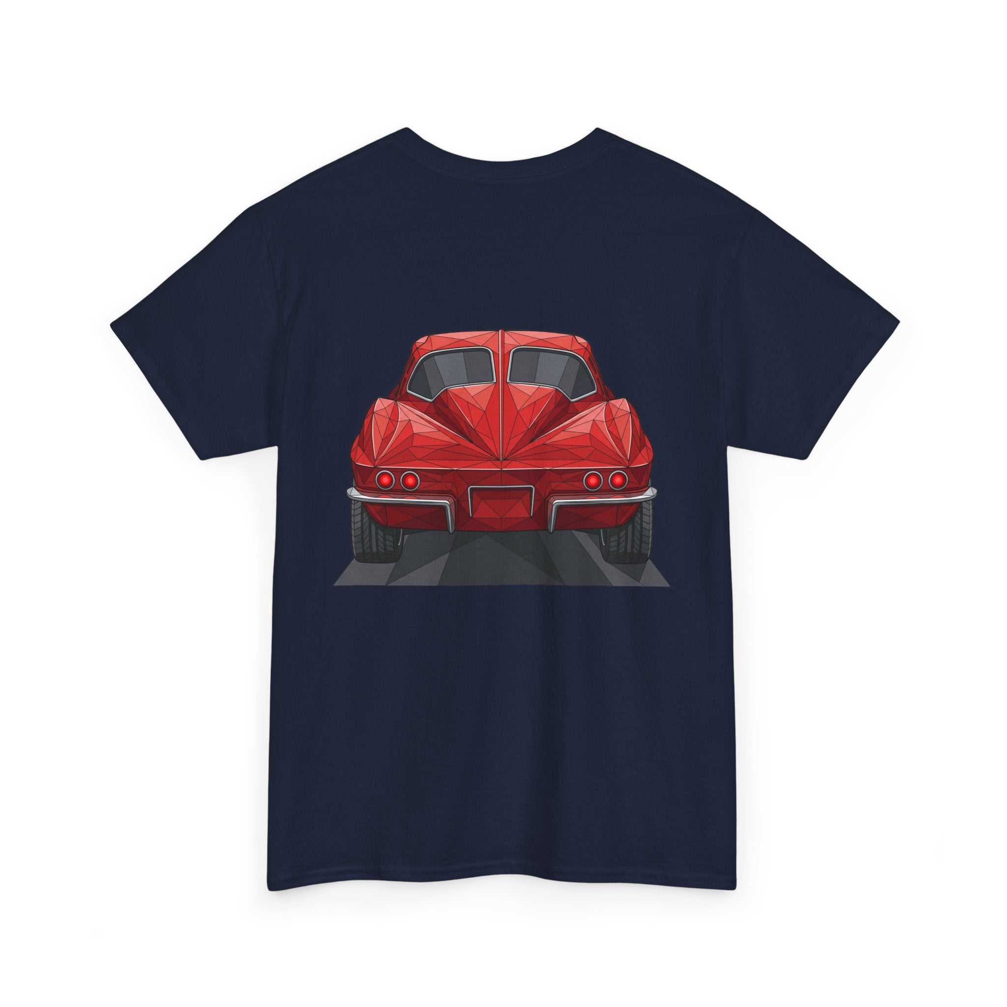 Retro Split Window Sports Coupe T-Shirt | Front and Rear View