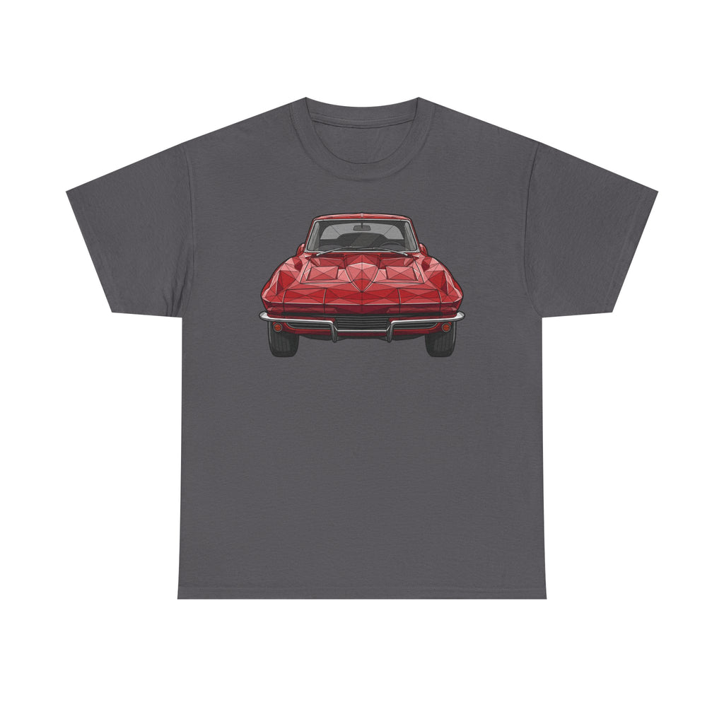 Retro Split Window Sports Coupe T-Shirt | Front and Rear View