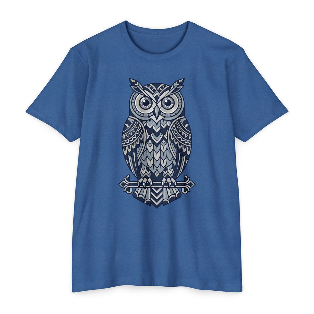 Owl T-Shirt Tribal Boho Woodland Illustration Graphic Tee Owl Lover Gift Nature Art Unisex