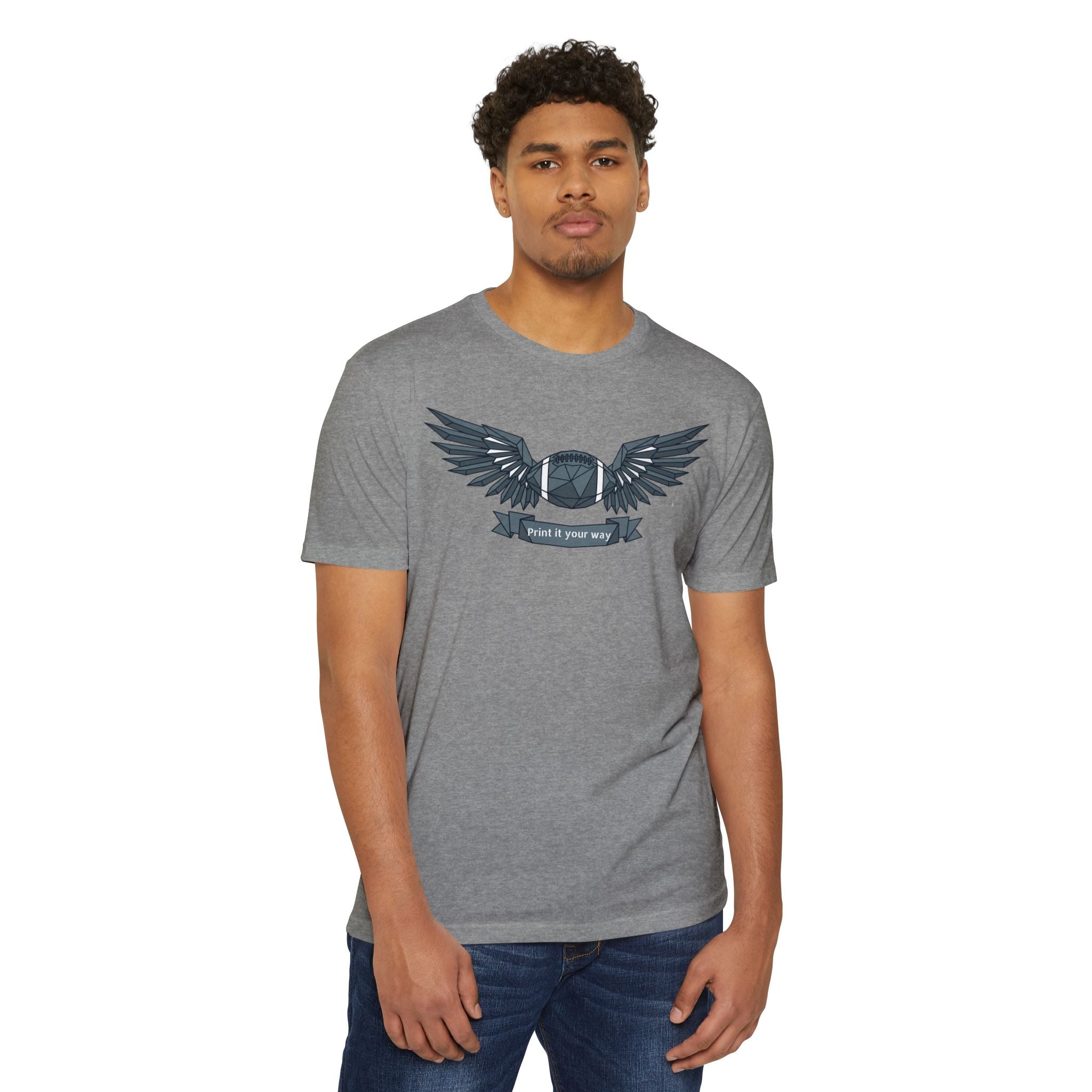 Custom Camera T-Shirt Personalized Winged Camera Emblem Tee Add Your Name or Motto Photographer Gift