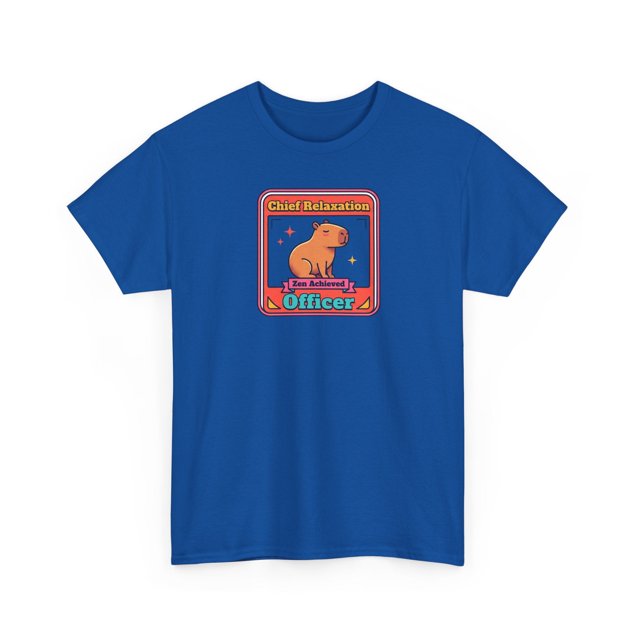 Chief Relaxation Officer T-Shirt | Funny Capybara Zen Graphic Tee