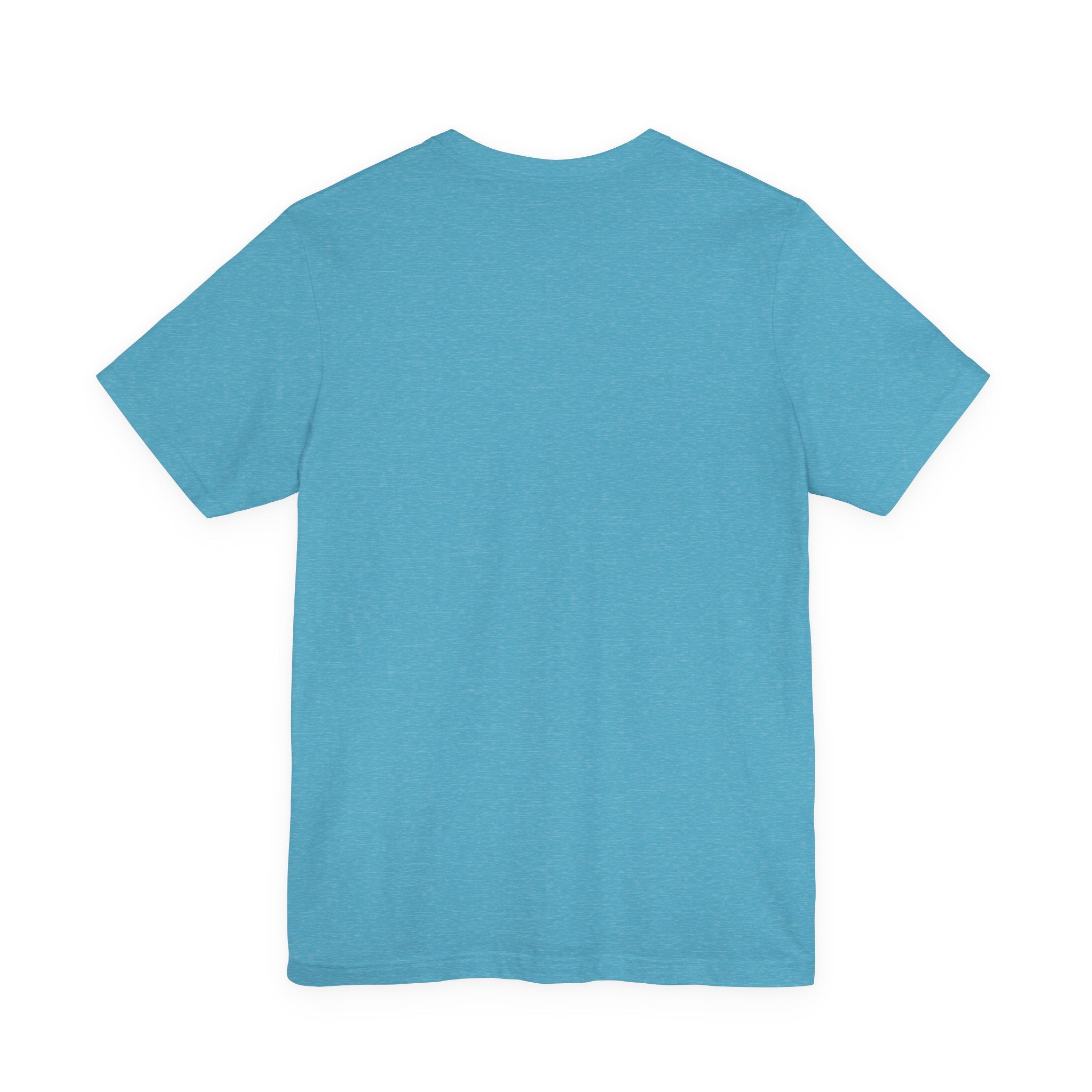 Heather Aqua T-Shirt, einfarbig ohne sichtbares Frontmotiv