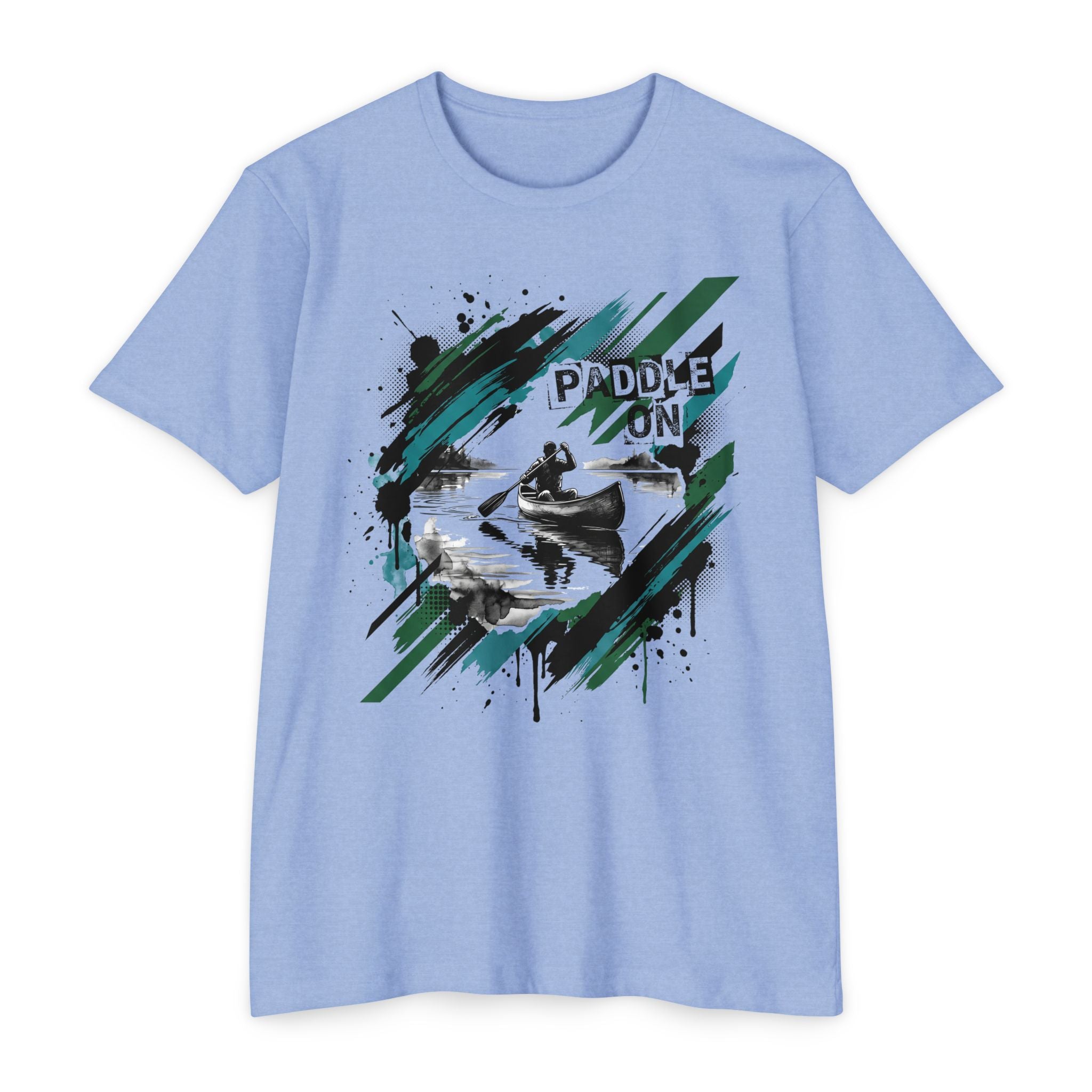 Kayaker T-Shirt Paddle On Kayaking Canoe Graphic Tee Water Sports Paddler Gift Outdoor Adventure Unisex