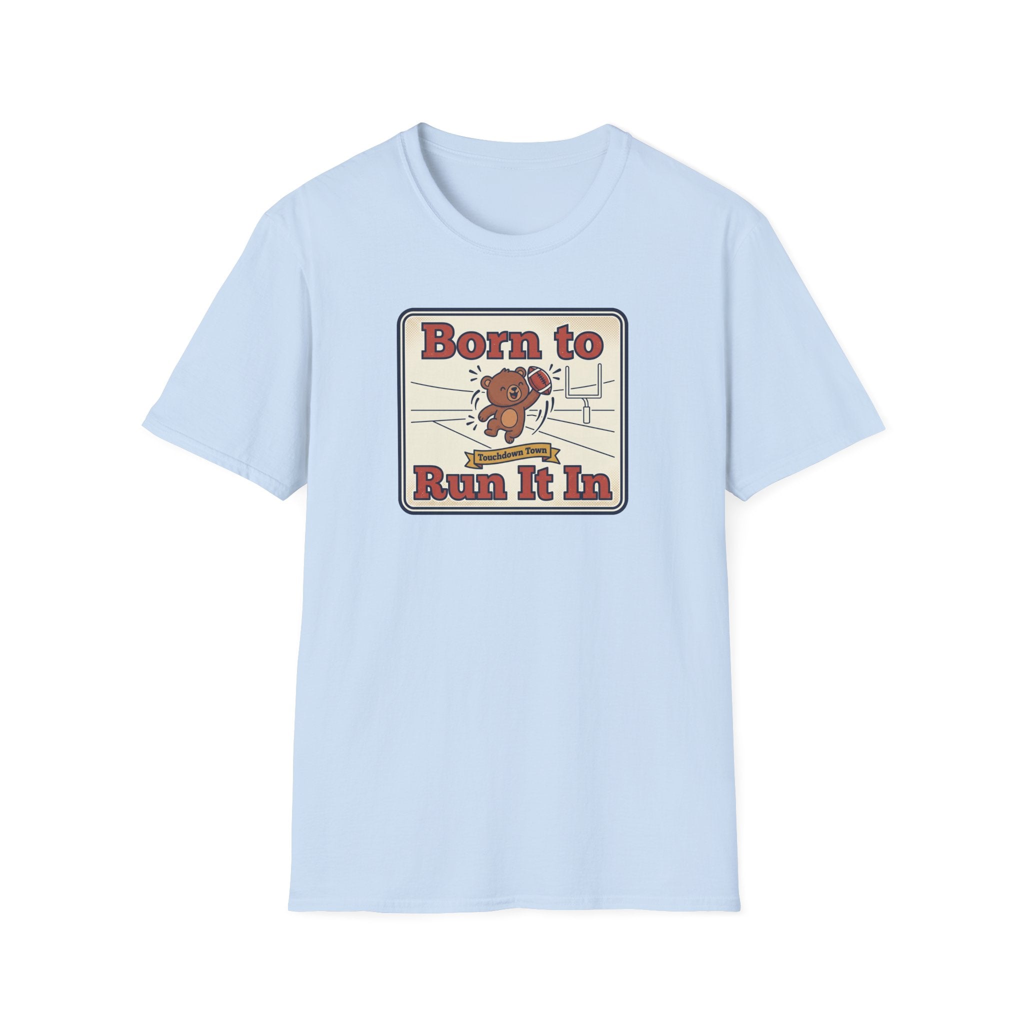 Funny Sports Bear T-Shirt | Cute Game Day Humor Graphic Tee
