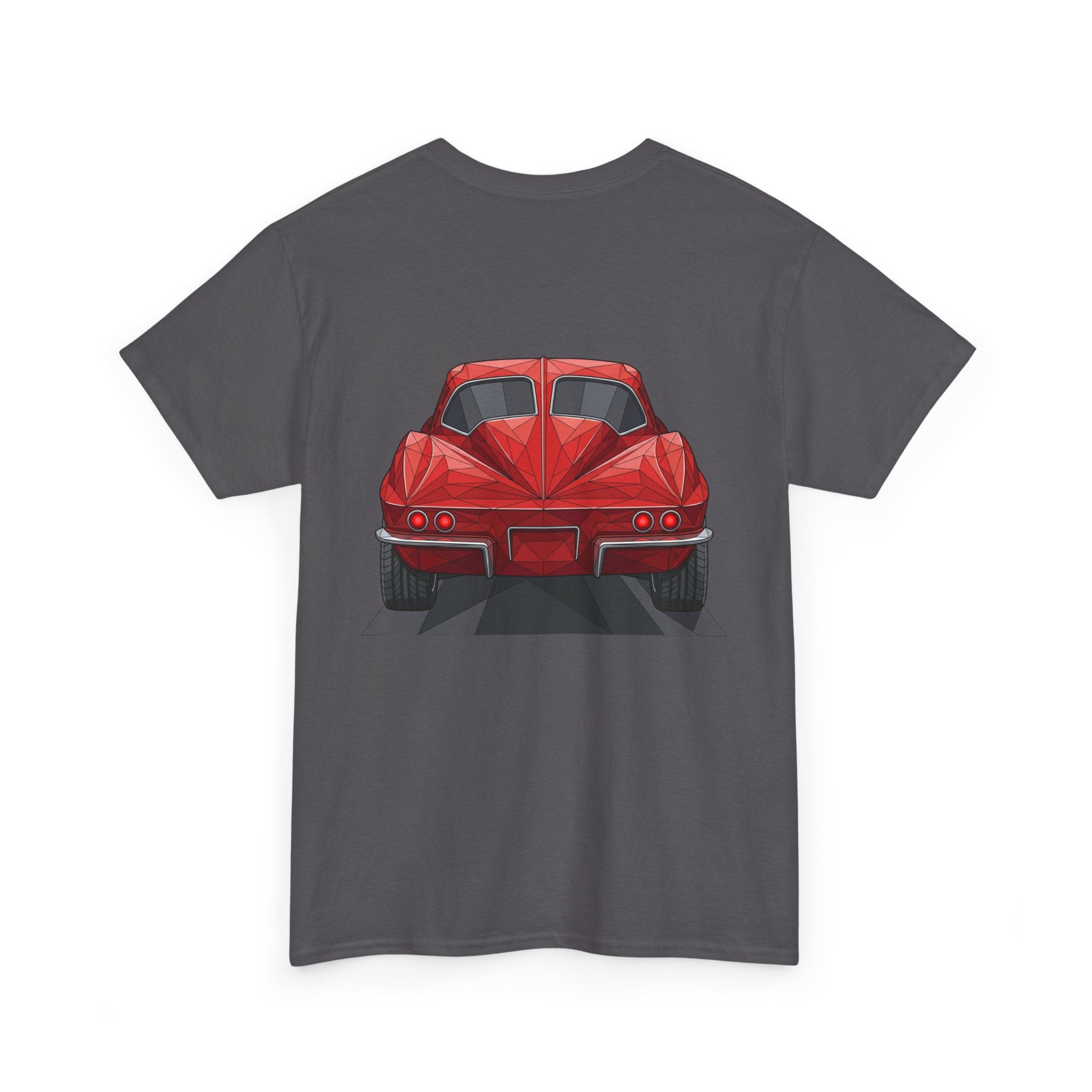 Retro Split Window Sports Coupe T-Shirt | Front and Rear View