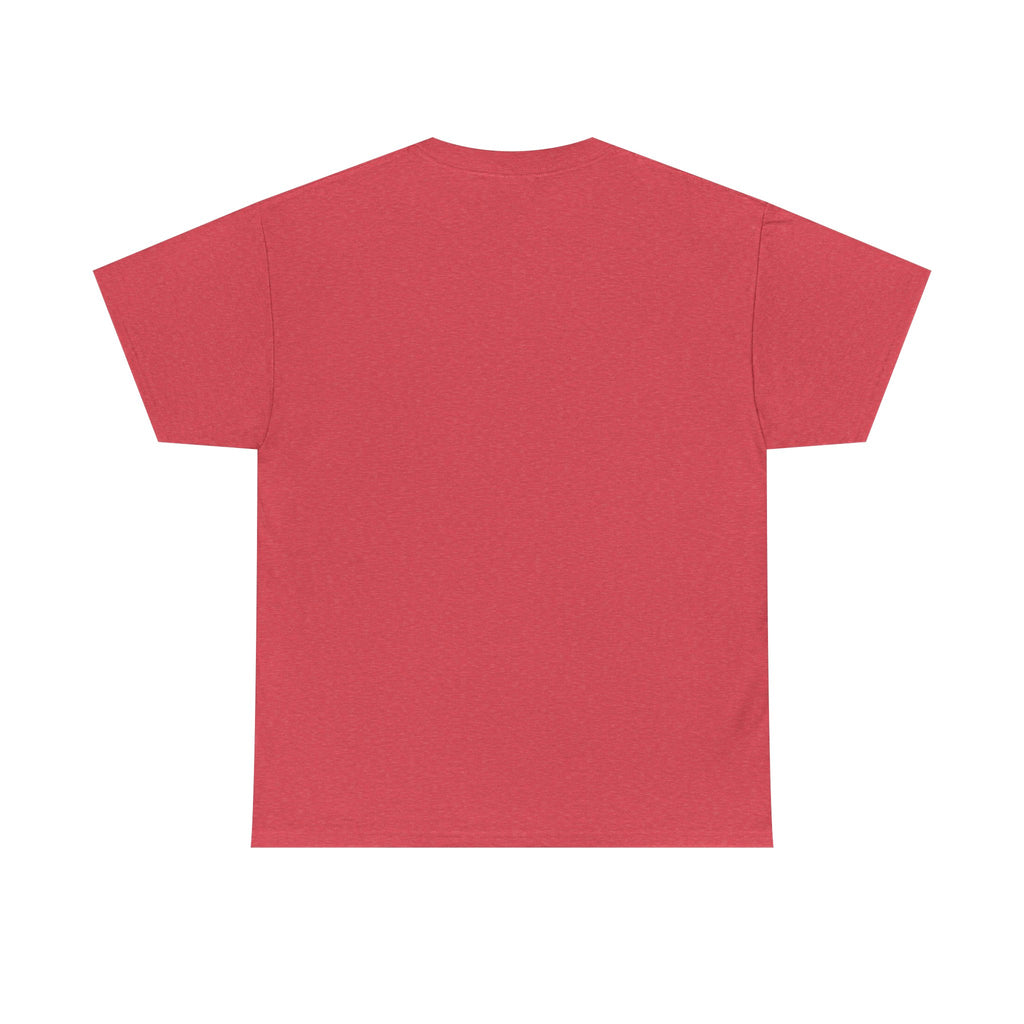 Rotes Cape Dad T‑Shirt, Rückseite ohne Aufdruck
