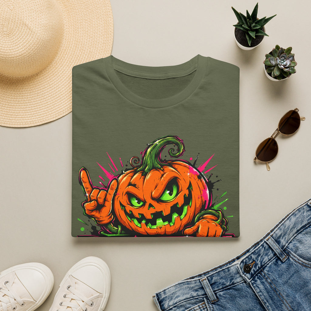 Spooky Season Pumpkin Jack-O-Lantern T-Shirt | Halloween Graphic Tee | Fall Vibes Shirt | Trick or Treat Tee | Pumpkin Lover Gift