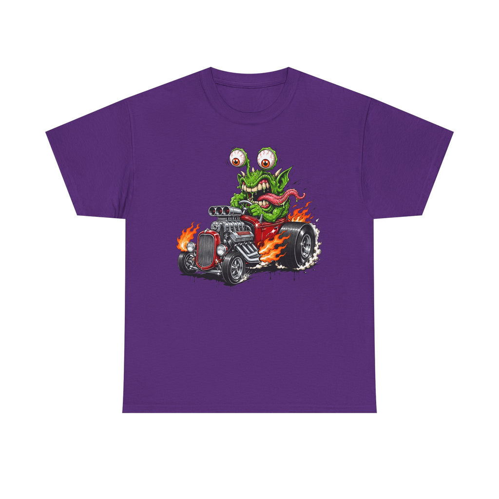 Wild-Eyed Monster Hot Rod Tee | Kustom Kulture Car Art, Unisex Retro Graphic T-Shirt Gift