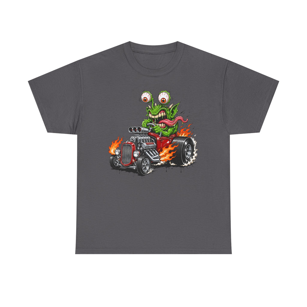 Wild-Eyed Monster Hot Rod Tee | Kustom Kulture Car Art, Unisex Retro Graphic T-Shirt Gift