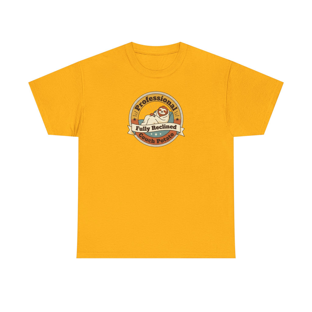 Professional Nap Club T-Shirt | Funny Couch Potato Sloth Graphic Tee