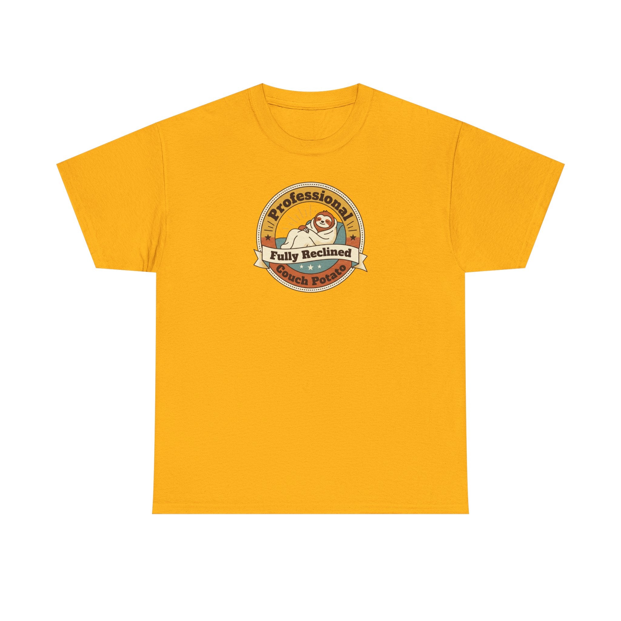 Professional Nap Club T-Shirt | Funny Couch Potato Sloth Graphic Tee