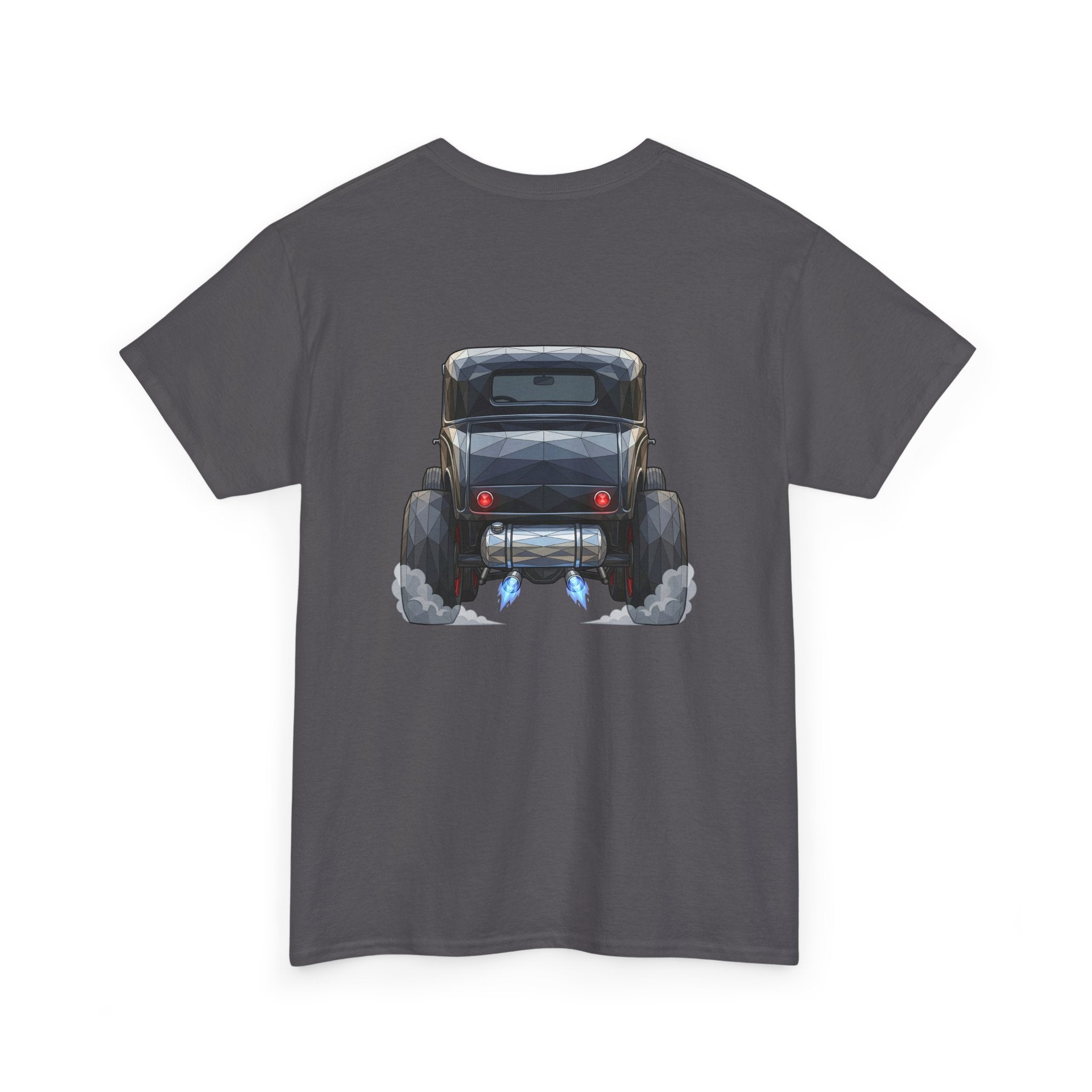 Vintage Hot Rod Front and Rear Tee | Classic Car Graphic Shirt