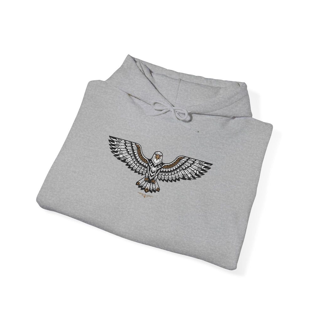 Rhinestone Eagle Hoodie | Sparkle Bird Chest Design, Unisex Embellished Sweatshirt, Eagle Gift Pullover