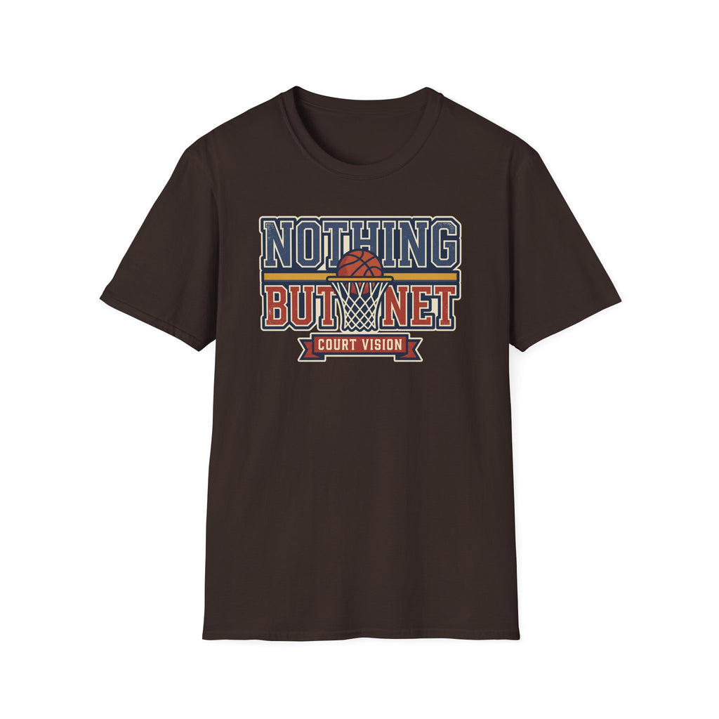 Basketball T-Shirt | Retro Hoops Court Vision Graphic Tee