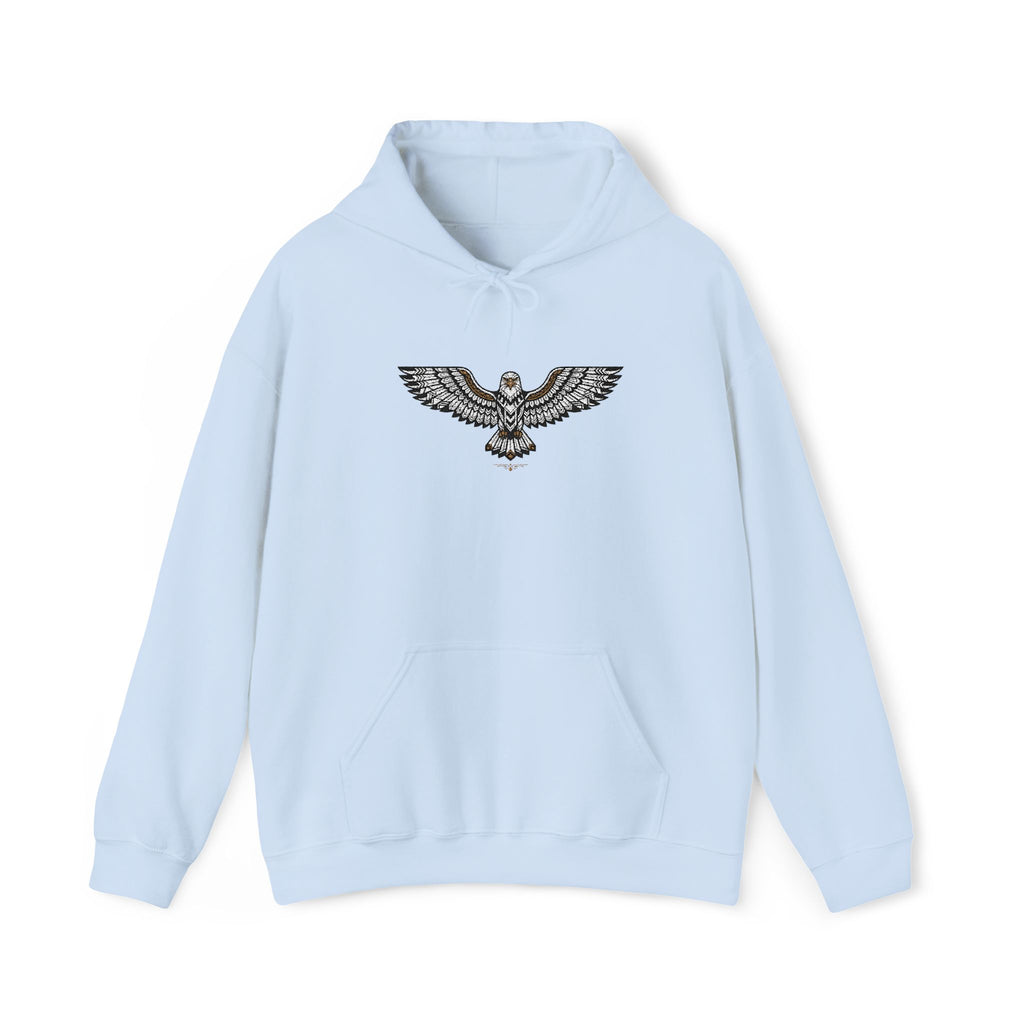 Rhinestone Eagle Hoodie | Sparkle Bird Chest Design, Unisex Embellished Sweatshirt, Eagle Gift Pullover