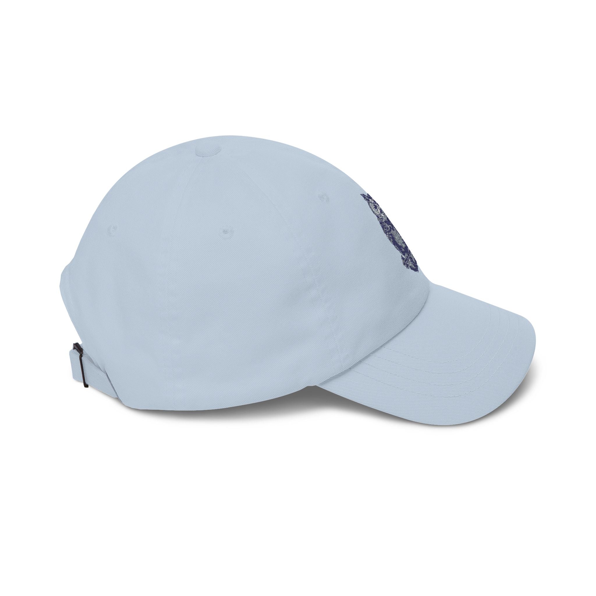 Embroidered Blue Owl Dad Cap – Classic Casual Baseball Hat